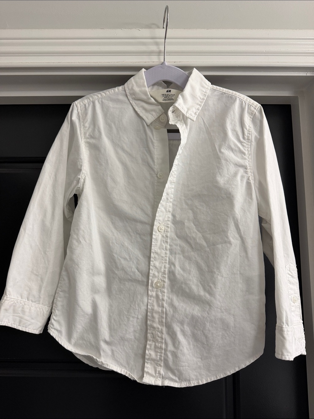 H&M White Boy’s Casual Button-Down Shirt
